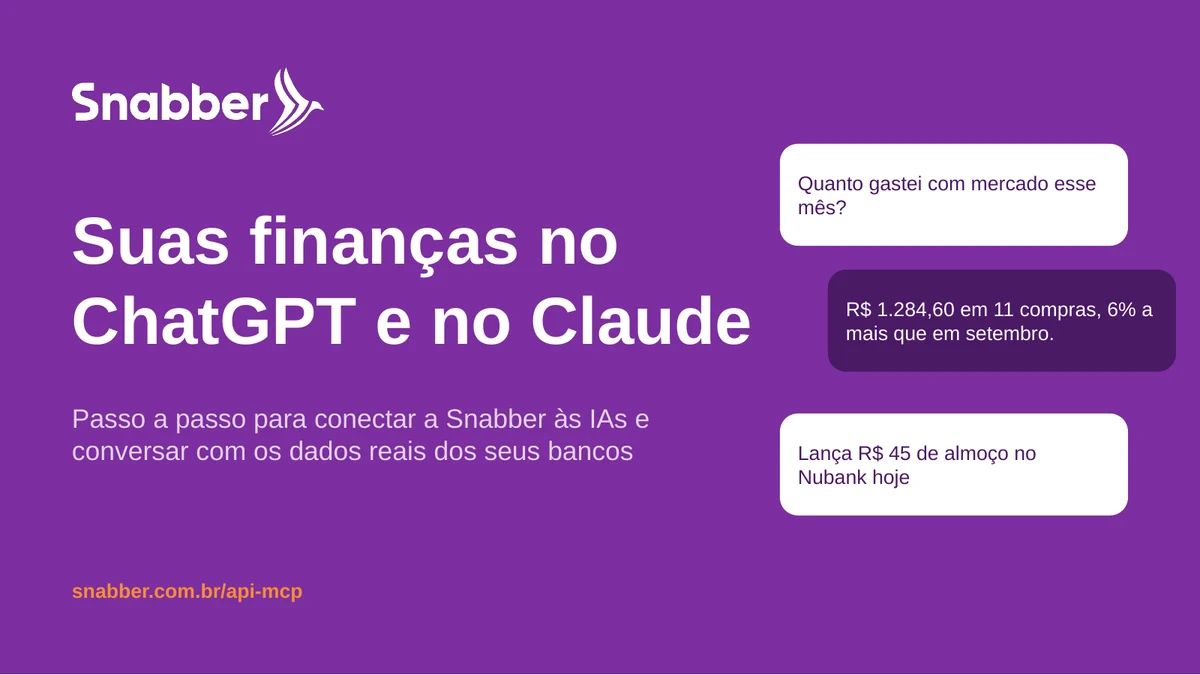 Capa do guia: Suas finanças no ChatGPT e no Claude